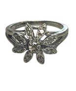 1 Women&#39;s Cluster ring 14kt White Gold 448553 - $546.84 CAD