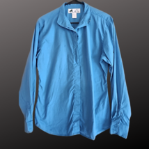 Judys Tack Shop Blue Long Sleeve Riding Shirt Size 40 Women&#39;s English Hu... - $23.46 CAD