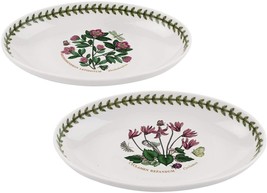 Portmeirion Botanic Garden Collection Set of 2 Oval Dishes, 8,5&quot;, Fine Porcelain - £64.50 GBP