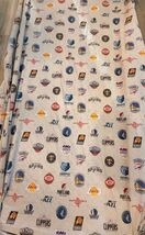 Pottery Barn NBA Basketball Logo Conference Full Fitted Bed Sheet Craft ... - $29.65