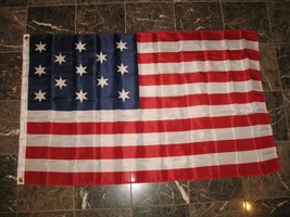 3X5 1777 Us Hopkinson&#39;S 6 Star United States Flag 3&#39;X5&#39; Banner Brass Gro... - $4.88