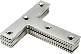 10 Pack T Brackets – 3.14&quot; x 3.14&quot; Stainless Steel Flat Mending Plates, ... - $233.84 MXN