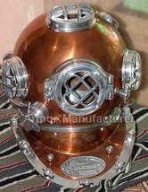 Vintage US Navy Marke V Tauchen Divers Helm Solid Stahl 45.7cm Handgefertigt - £160.50 GBP