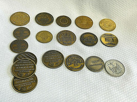 Vtg Free Mason Masonic Grand Lodge Coin Token Lot Of 18 Mostly Maryland ... - £111.73 GBP
