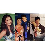 Set of 3 Aishwarya Rai Shah Rukh Khan Bollywood Original POSTER India Ac... - $2,780.96 MXN