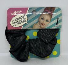 Scunci Fabric Scrunchie - 1 Piece (Black) - $6.92