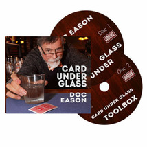 Doc Eason Card Under Glass (2 DVD set) by Kozmomagic - Trick - $49.45