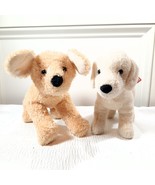 Douglas Cuddle Toy SET 2 Golden Retriever Yellow Labrador lab Plush dog ... - $20.51 CAD