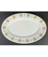 Shenango GOLD STAR MEDALLION 12&quot; Oval Platter Restaurant Ware Railroad C... - $476.34 MXN