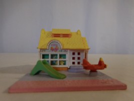 Polly Pocket Pollyville 1993 Toy Shop with its slide and airplane - £16.63 GBP