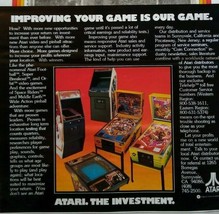 Atari Arcade Games Pinball Machines Middle Earth Orbit Trade Magazine AD... - £21.36 GBP