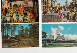 Lot of 5 Walt Disney World Vintage Postcard Bear Jamboree Fort Wilderness Train - £17.30 GBP