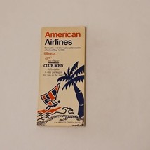 American Airlines Domestic &amp; International Timetable Effective May 1, 1989 - £6.11 GBP