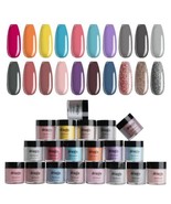 Drizzle Beauty  20 Colors Nail Dipping Powder Set Rainbow Style forAcryl... - £14.00 GBP