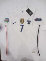 Antoine Griezmann France Euro 20/21 Match Slim White Away Soccer Jersey ... - £94.36 GBP