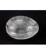 Avon Glass Egg Trinket Box, Mother&#39;s Day1977, 4&quot; x 3&quot; Glass Egg Vintage - £7.66 GBP
