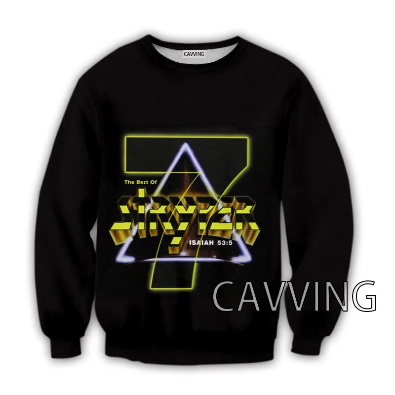 CAVVING 3D Printed  Stryper   Crewneck s Harajuku Styles Tops Long Sleeve s for  - £105.41 GBP