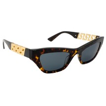 Versace VE4419 108/87 Sunglasses Havana Frame Dark Grey Lens 52mm - $475.00