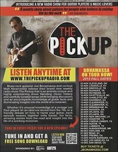 Joe Bonamassa The Pickup Radio Show 2013 Fall Tour Dates ad 8 x 11 advertisement - £3.38 GBP