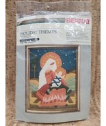 Bernat Holiday Themes Crewel Quickstitch Blessed Child #W02018 Kit Compl... - $405.72 MXN