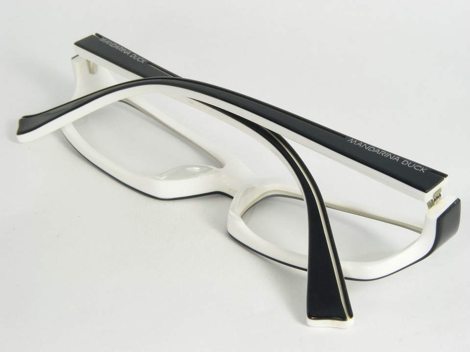 MANDARINA DUCK 40332 D70 BLACK / WHITE RARE EYEGLASSES GLASSES FRAME 53-16-135mm Item image 4