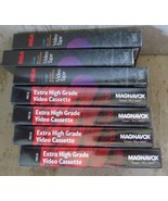 7 New Sealed Magnavox VHS T120 4 Blank Tapes Extra High Grade + 3 RCA Hi... - £7.48 GBP