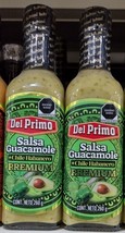 2X DEL PRIMO SALSA GUACAMOLE AND CHILE HABANERO PREMIUM - 2 BOTTLES 9.2 ... - £16.66 GBP