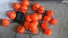 20LED Pumpkin String Lights, Halloween Lights Battery Operated String Lights - £5.53 GBP