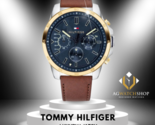 Orologio Tommy Hilfiger da uomo con cinturino in pelle al quarzo quadran... - £95.81 GBP