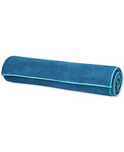 Gaiam Stay Put Yoga Towel Mat (Fits Over Standard Size - 68&quot;L x 24&quot;W), Lake - $110.88 CAD