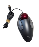 Logitech Trackman Marble T-BC21 Wired USB Trackball Mouse - TESTED WORKING - £39.14 GBP