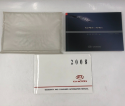 2008 Kia Spectra Owners Manual Handbook Set with Case OEM M02B51024 - £21.23 GBP
