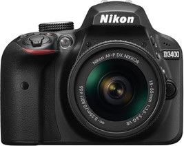 Nikon D3400 W/ Af-P Dx Nikkor 18-55Mm F/3.5-5.6G Vr (Black) - £354.69 GBP