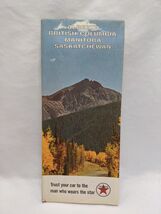 Vintage 1967 Texaco Alberta British Columbia Manitoba Saskatchewan Broch... - $13.11 CAD
