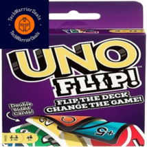 UNO FLIP, Family Card Game, with 112 Cards, Makes a Great Gift Medium, M... - $18.32