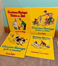 Curious George book lot paperback Monkey - £7.58 GBP