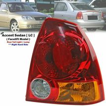 Rear Right LHS Tail Light Lamp For Hyundai Accent Sedan 1.5 LC FL 03-05 + DHL - £103.90 GBP