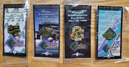 Complete Set Of 4 Arizona Diamondbacks 1998 Sga Bank One Collectors Pins New - £46.98 GBP