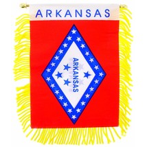 Arkansas State Flag Mini Banner 3&quot; x 5&quot; - £8.51 GBP