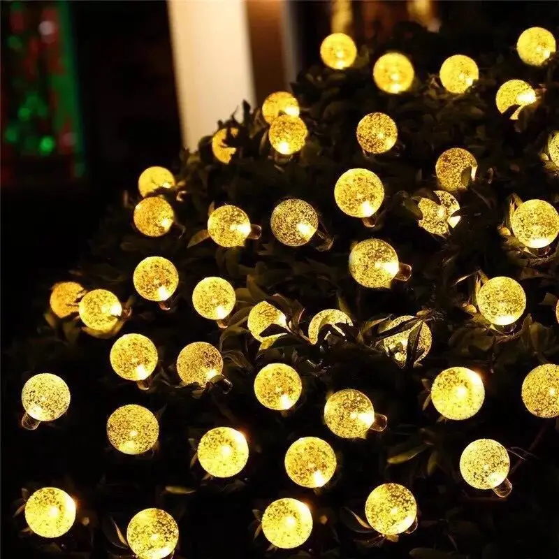 Lights solar star string twinkle fairy lights waterproof star led lights decoration for thumb200