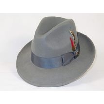 Men Bruno Capelo Hat Australian Wool Fedora Untouchable EXECUTIVE EX326 Gray image 2