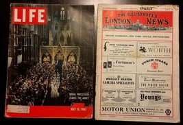 1960 Princess Margaret Wedding London News &amp; Life Magazine Vintage Ads Lot of 2 - £23.96 GBP