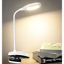 Led Desk Lamp Clip On Lamp Battery Powered Clip On Light Book Light For Bed, Eye - £27.26 GBP