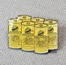 Vintage Schlitz Light Beer Can 6 Pack Enamel Hat Pin Lapel Badge 1&quot; Pinb... - $19.80