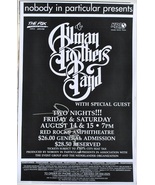 GREG ALLMAN SIGNED POSTER - RED ROCK AMPITHEATRE - The Allman Brothers  ... - £258.89 GBP
