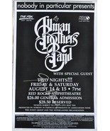 GREG ALLMAN SIGNED POSTER - RED ROCK AMPITHEATRE - The Allman Brothers  ... - $449.97 CAD