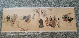 1906 Ukiyo-e Japanese 2 Panel Woodblock Print Miyagawa (Needs Repair) - $48.99