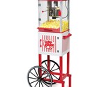 Popcorn Maker Cart, 2.5 Oz Kettle Makes 10 Cups, Retro Classic Popcorn M... - $161.99