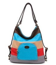 new women canvas backpa shoulder travel  bag lady school bags mochila designer   - £40.66 GBP