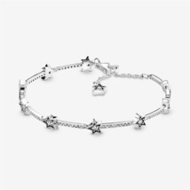 S925 Sterling Silver Pandora Celestial Stars Bracelet,Wedding Gift,Gift For Her - £16.77 GBP